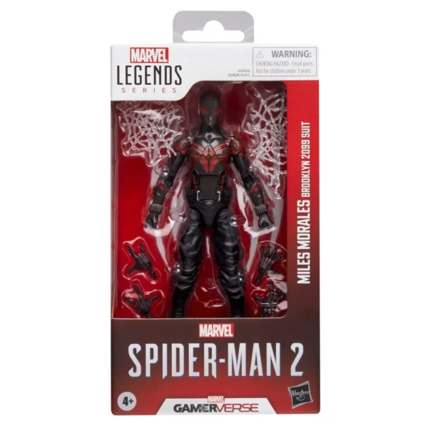 Spider-Man Marvel Legends Series Gamerverse Miles Morales Brooklyn 2099 6-Inch Action Figure - Image 5