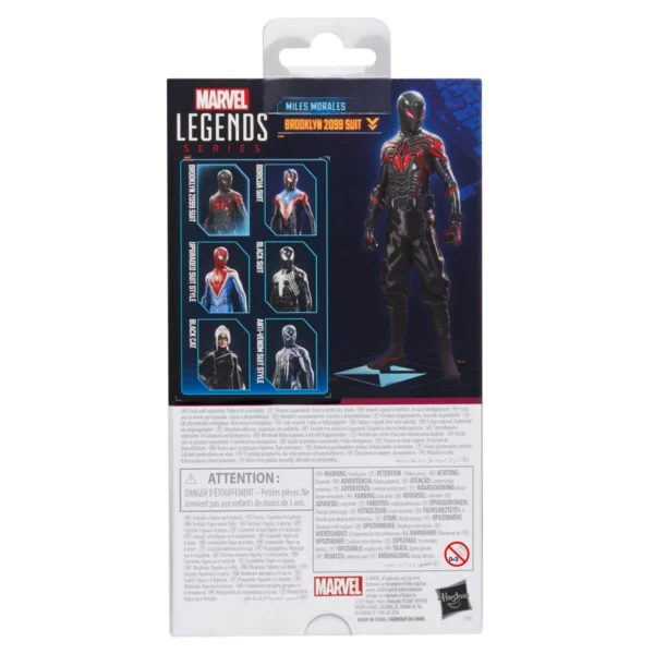 Spider-Man Marvel Legends Series Gamerverse Miles Morales Brooklyn 2099 6-Inch Action Figure - Image 6