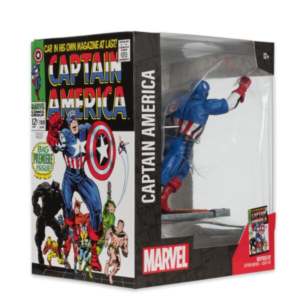 Marvel Wave 2 1:10 Scale Posed Captain America Figure with Scene - Image 3