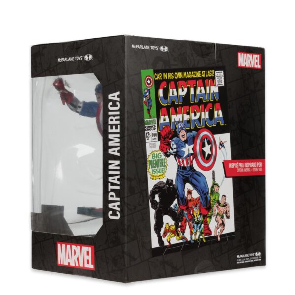 Marvel Wave 2 1:10 Scale Posed Captain America Figure with Scene - Image 4