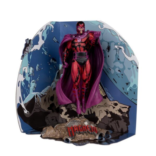 Marvel Wave 2 1:10 Scale Posed Magneto Figure with Scene