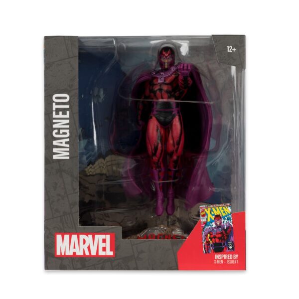 Marvel Wave 2 1:10 Scale Posed Magneto Figure with Scene - Image 2