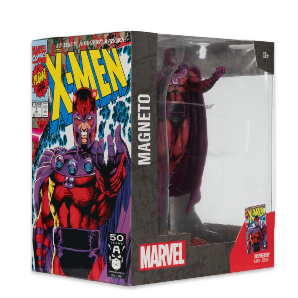 Marvel Wave 2 1:10 Scale Posed Magneto Figure with Scene - Image 3