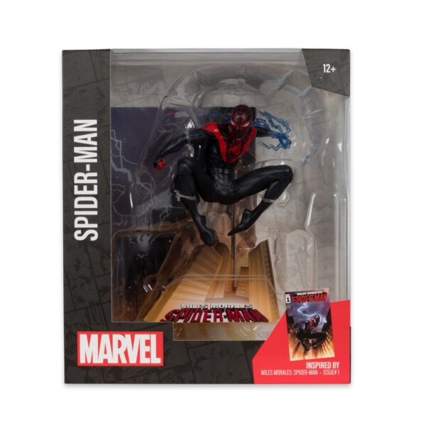 Marvel Wave 2 1:10 Scale Posed Miles Morales Figure with Scene - Image 2