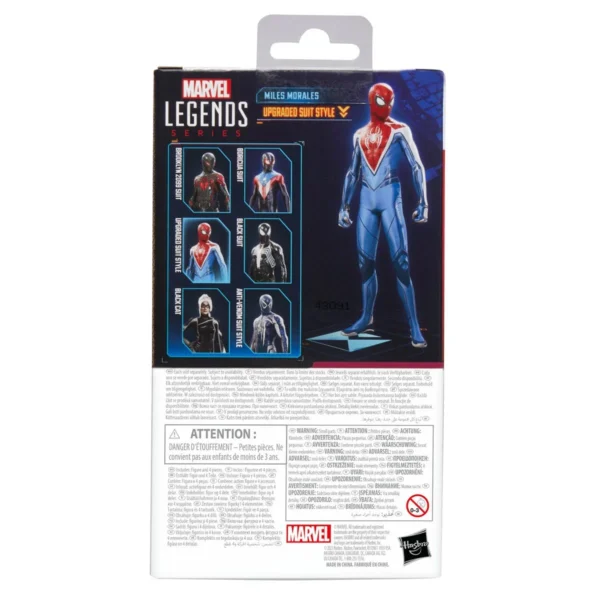 Spider-Man Marvel Legends Series Gamerverse Miles Morales Upgraded Suit Style 6-Inch Action Figure - Image 7