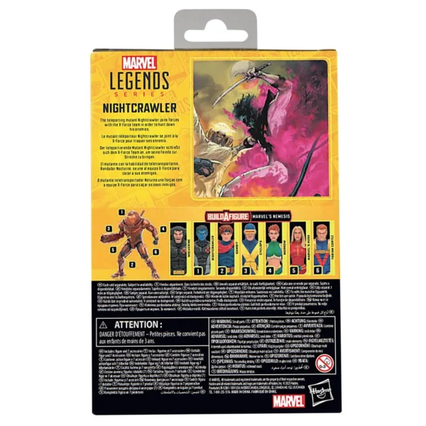 X-Men Marvel Legends X-Force Nightcrawler 6-Inch Action Figure - Image 5