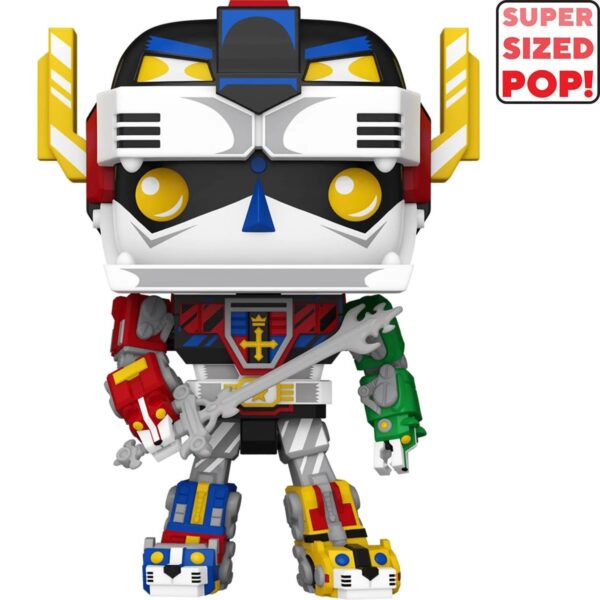 Voltron Retro Super 6 1/4-Inch Funko Pop! Vinyl Figure #1497 - Image 2