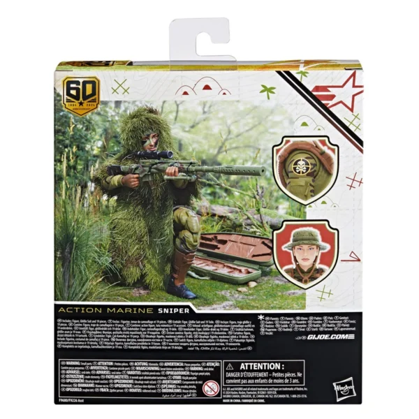 G.I. Joe Classified Series 60th Anniversary 6-Inch Action Marine Sniper Action Figure - Image 5