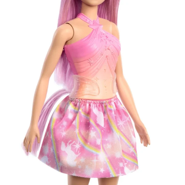 Barbie Unicorn Doll with Pink Hair - Image 4