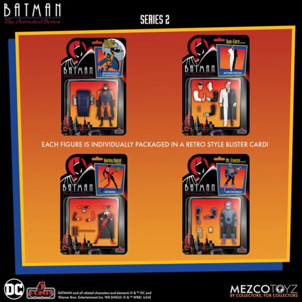 Batman: The Animated Series 5 Points Series 2 Two Face Action Figure - Image 4