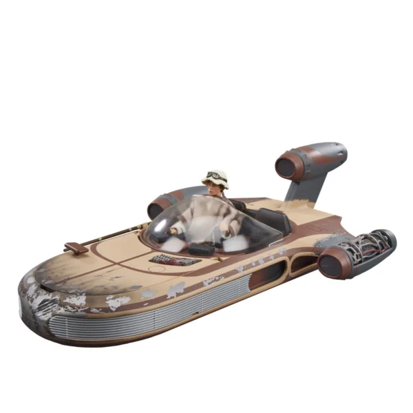 Star Wars The Vintage Collection 3 3/4-Inch Scale Landspeeder & Luke Skywalker (Tatooine) Vehicle - Image 8