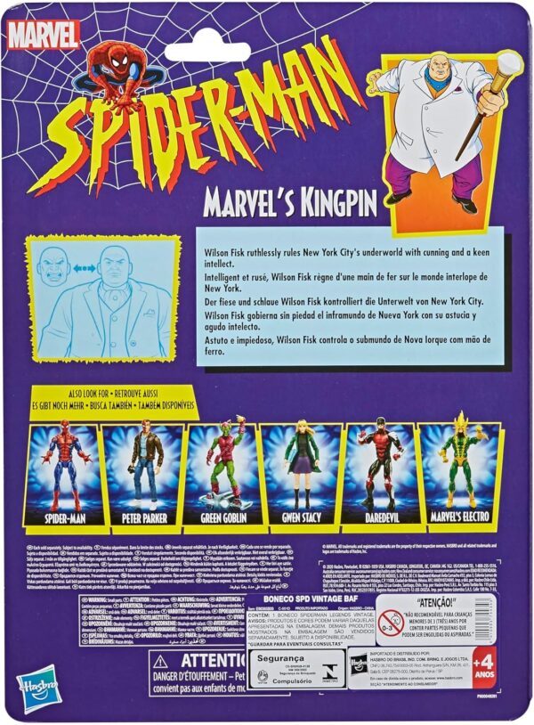 Spider-Man Marvel Legends Series 6-Inch Kingpin Action Figure - Image 5