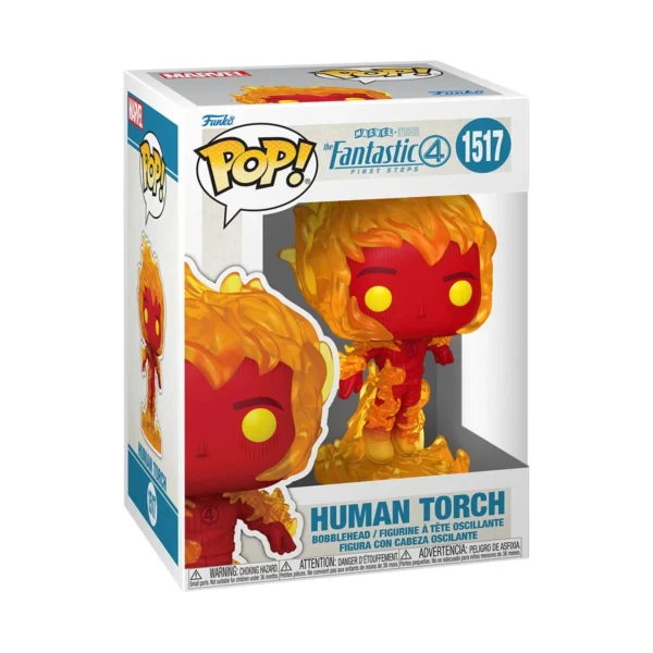 The Fantastic Four: First Steps Human Torch Funko Pop! Vinyl Figure #1517 - Image 3