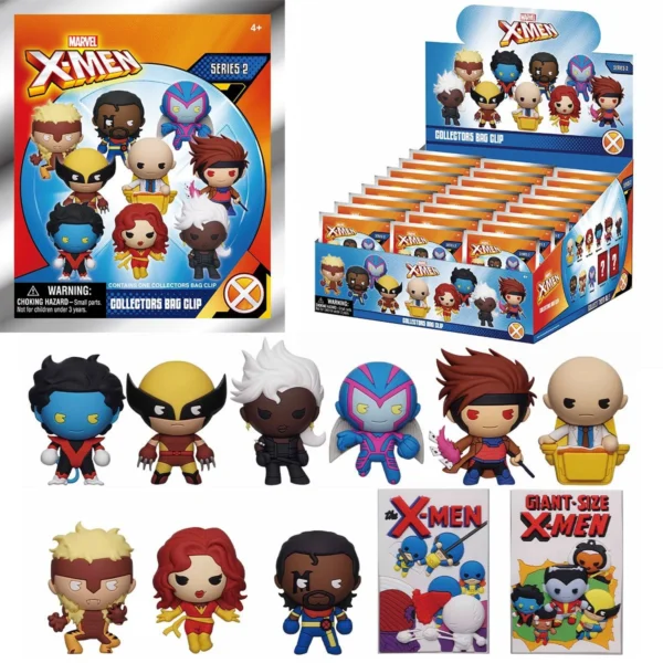 X-Men Comic Characters Series 2 3D Foam Bag Clip