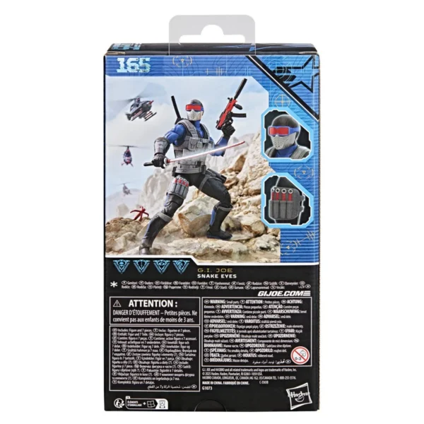 G.I. Joe Classified Series Snake Eyes 165 6-Inch Action Figure - Image 7