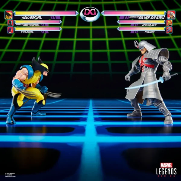 Marvel Legends Series Gamerverse Wolverine vs. Silver Samurai 6-Inch Action Figures - Image 6