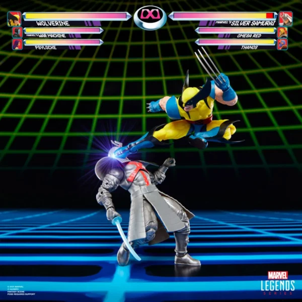 Marvel Legends Series Gamerverse Wolverine vs. Silver Samurai 6-Inch Action Figures - Image 7