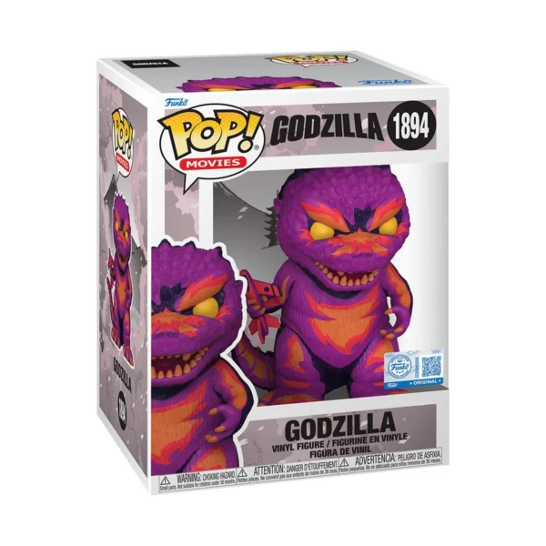 Godzilla Retro Futurism Art Godzilla Premium Funko Pop! Vinyl Figure #1894 - Entertainment Earth Exclusive - Image 2