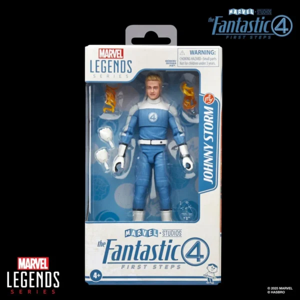 The Fantastic Four: First Steps Marvel Legends Series Johnny Storm 6-Inch Action Figure - Image 9