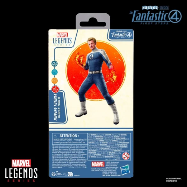The Fantastic Four: First Steps Marvel Legends Series Johnny Storm 6-Inch Action Figure - Image 10