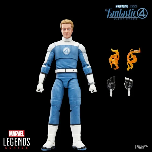 The Fantastic Four: First Steps Marvel Legends Series Johnny Storm 6-Inch Action Figure - Image 2