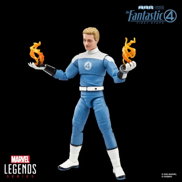 The Fantastic Four: First Steps Marvel Legends Series Johnny Storm 6-Inch Action Figure - Image 6
