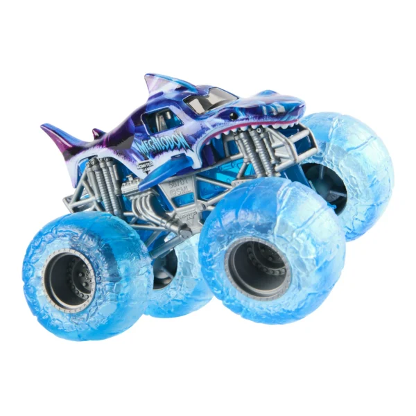 Monster Jam, Official Megalodon Monster Truck, Die-Cast Vehicle, 1:64 Scale - Image 3