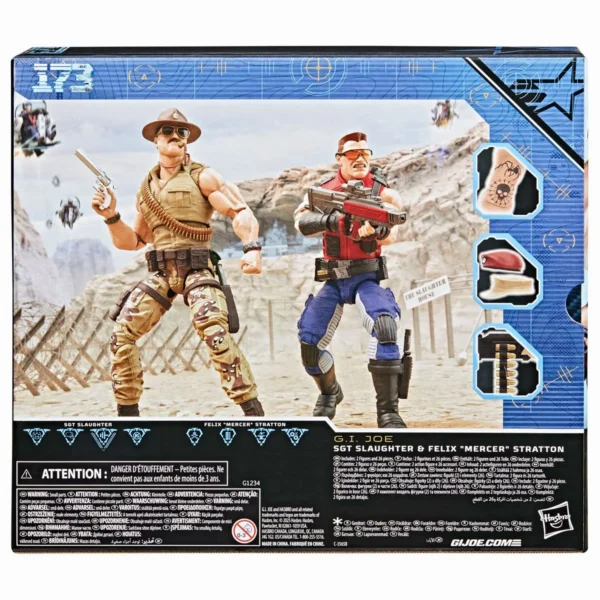 G.I. Joe Classified Series #173 Sgt Slaughter & Felix Mercer Stratton 6-Inch Action Figures 2-Pack - Image 10