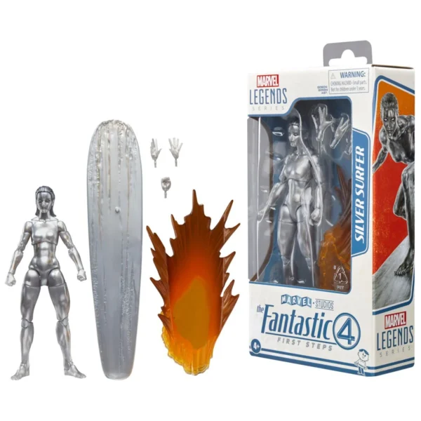The Fantastic Four: First Steps Marvel Legends Series Silver Surfer 6-Inch Action Figure - Image 9