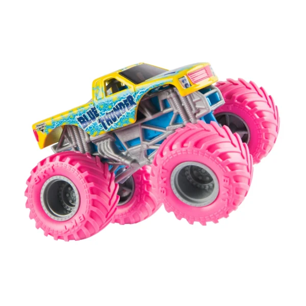 Monster Jam, Official Blue Thunder Monster Truck, Die-Cast Vehicle, 1:64 Scale - Image 2