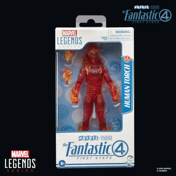 The Fantastic Four: First Steps Marvel Legends Series Human Torch 6-Inch Action Figure - Image 9