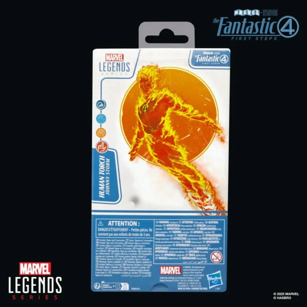 The Fantastic Four: First Steps Marvel Legends Series Human Torch 6-Inch Action Figure - Image 10