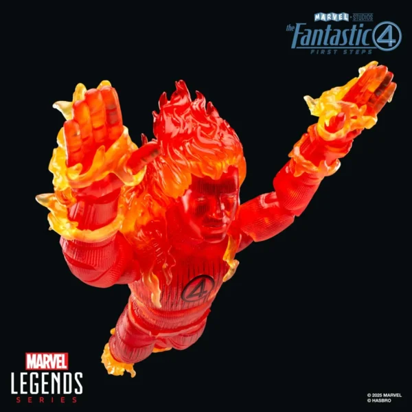 The Fantastic Four: First Steps Marvel Legends Series Human Torch 6-Inch Action Figure - Image 3