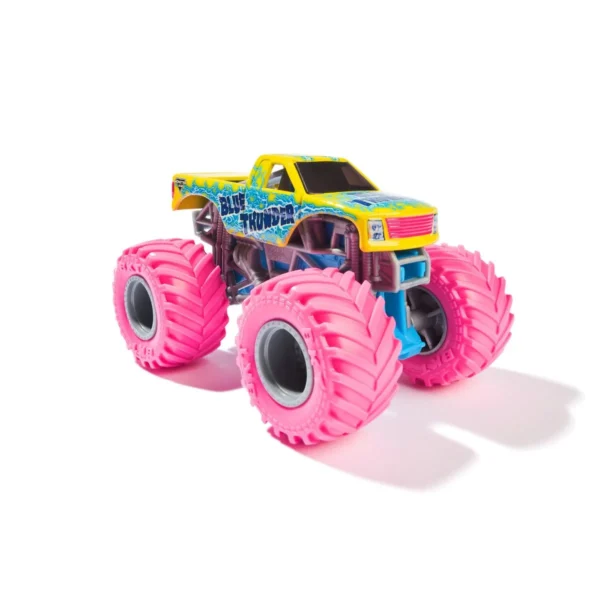 Monster Jam, Official Blue Thunder Monster Truck, Die-Cast Vehicle, 1:64 Scale - Image 3