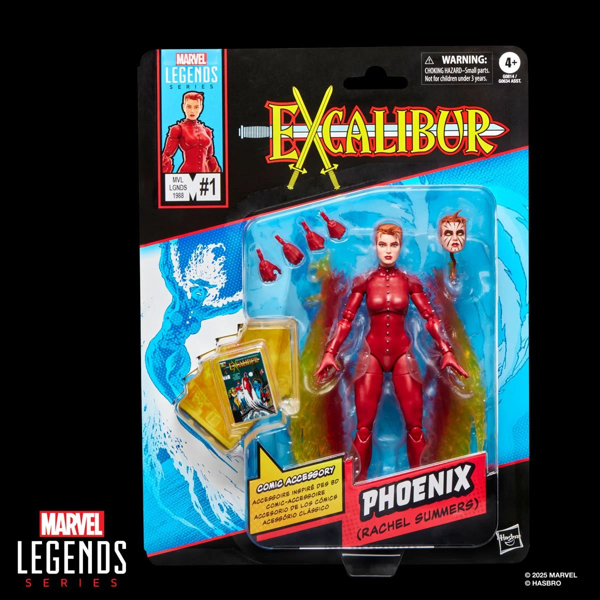 X-Men Marvel Legends Series Phoenix (Rachel Summers) Excalibur 6-Inch Action Figure - Image 10