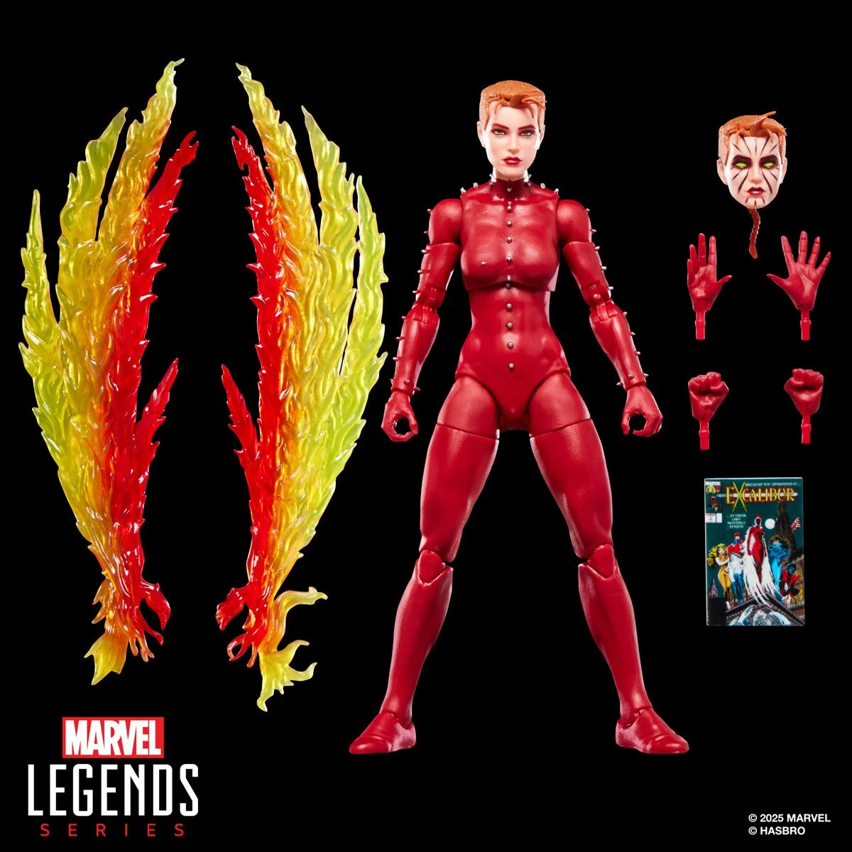 X-Men Marvel Legends Series Phoenix (Rachel Summers) Excalibur 6-Inch Action Figure - Image 2