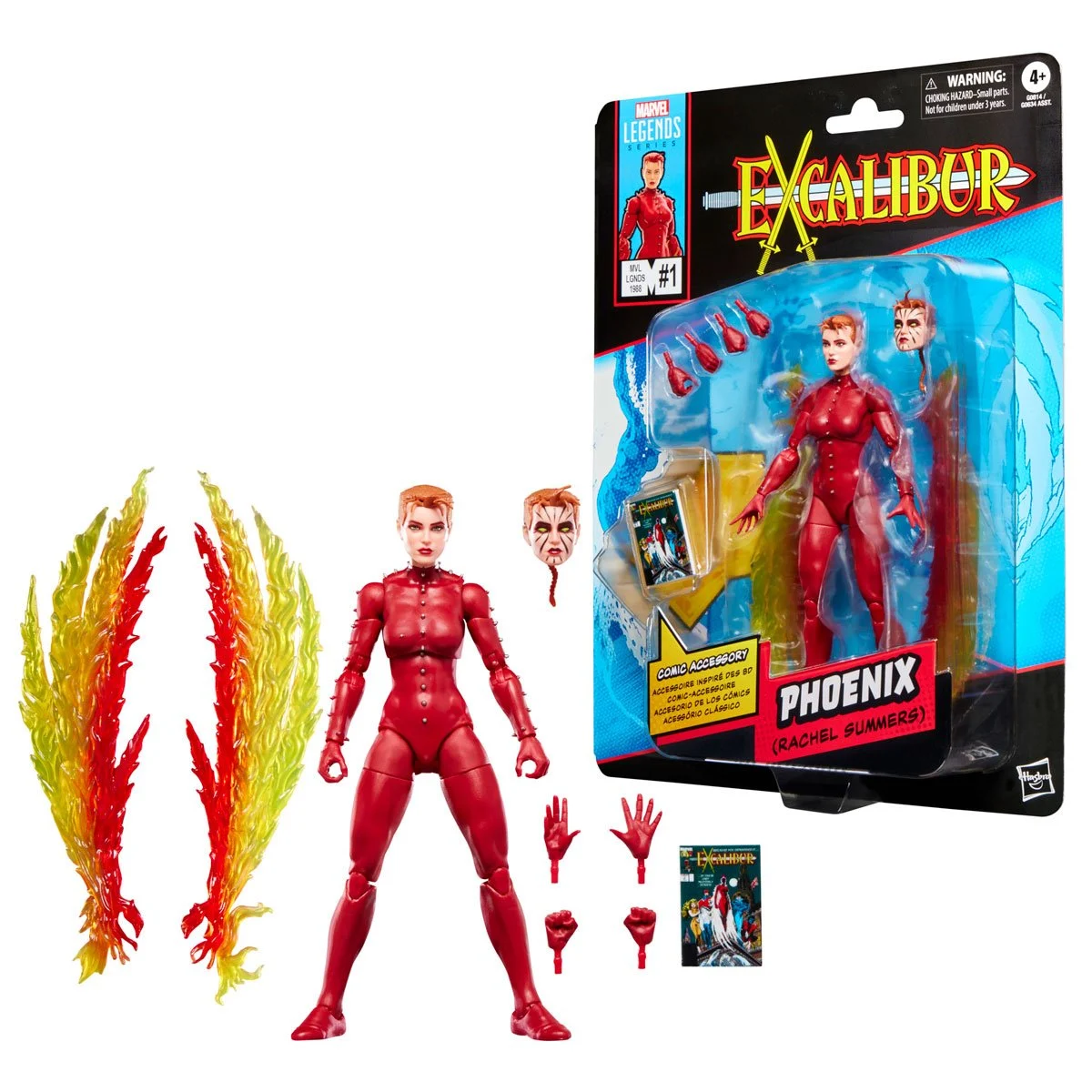 X-Men Marvel Legends Series Phoenix (Rachel Summers) Excalibur 6-Inch Action Figure - Image 9