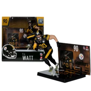 NFL SportsPicks 2025 Pittsburgh Steelers T.J. Watt 7-Inch Scale Posed Figure