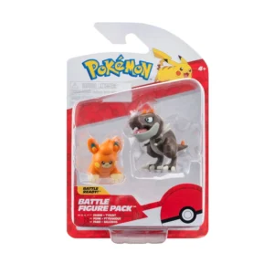 Pokemon Battle 2-Inch and 3-Inch  Pawmi & Tyrunt Action Figures