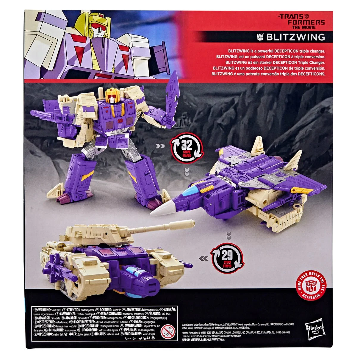 Transformers Studio 86 Series Leader Class The Transformers: The Movie Blitzwing - Image 8
