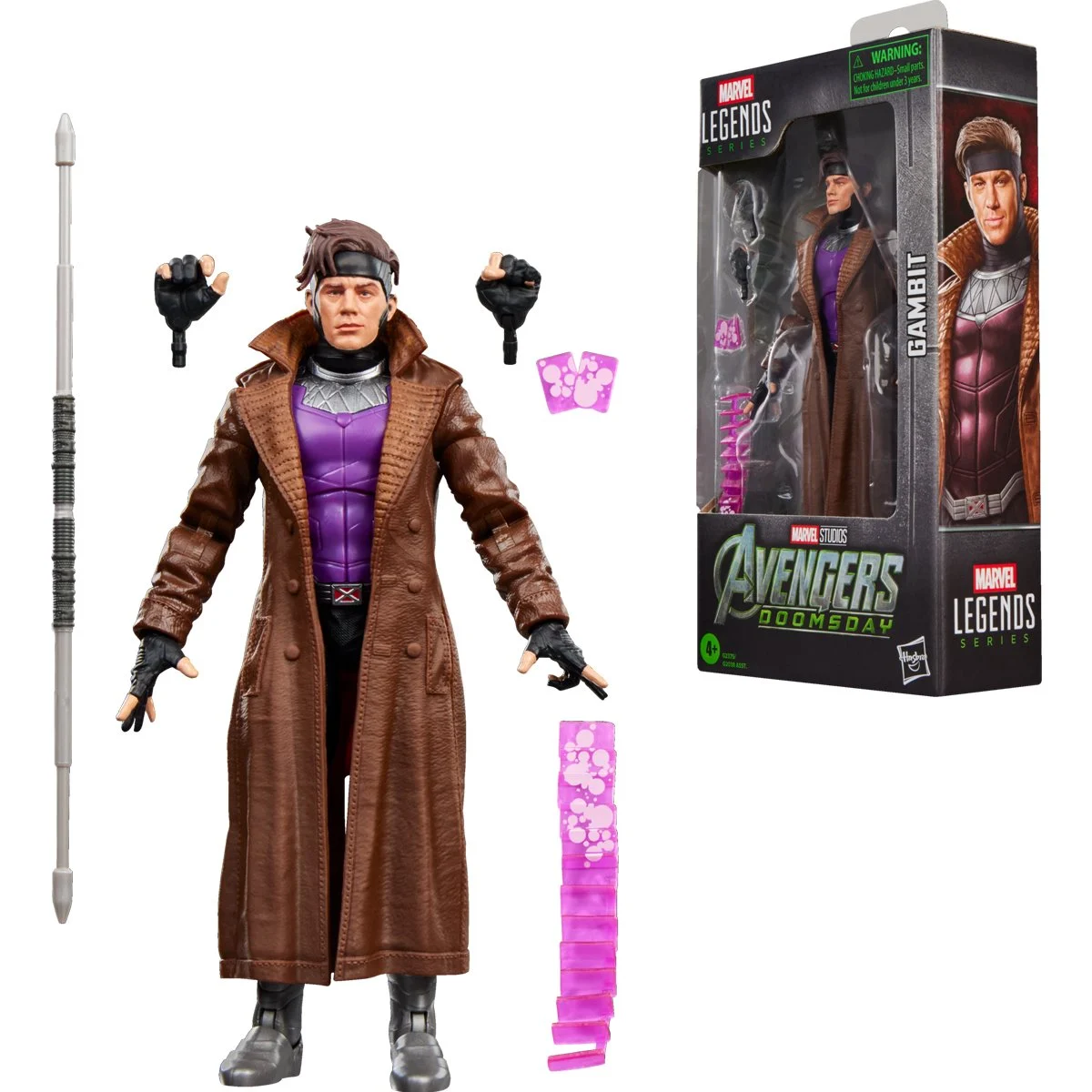 Avengers Doomsday Marvel Legends Series Gambit 6-Inch Action Figure - Image 8