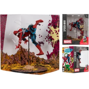 Marvel Wave 7 Spider-Man Amazing Spider-Man #318 1:10 Scale Posed Figure with Scene