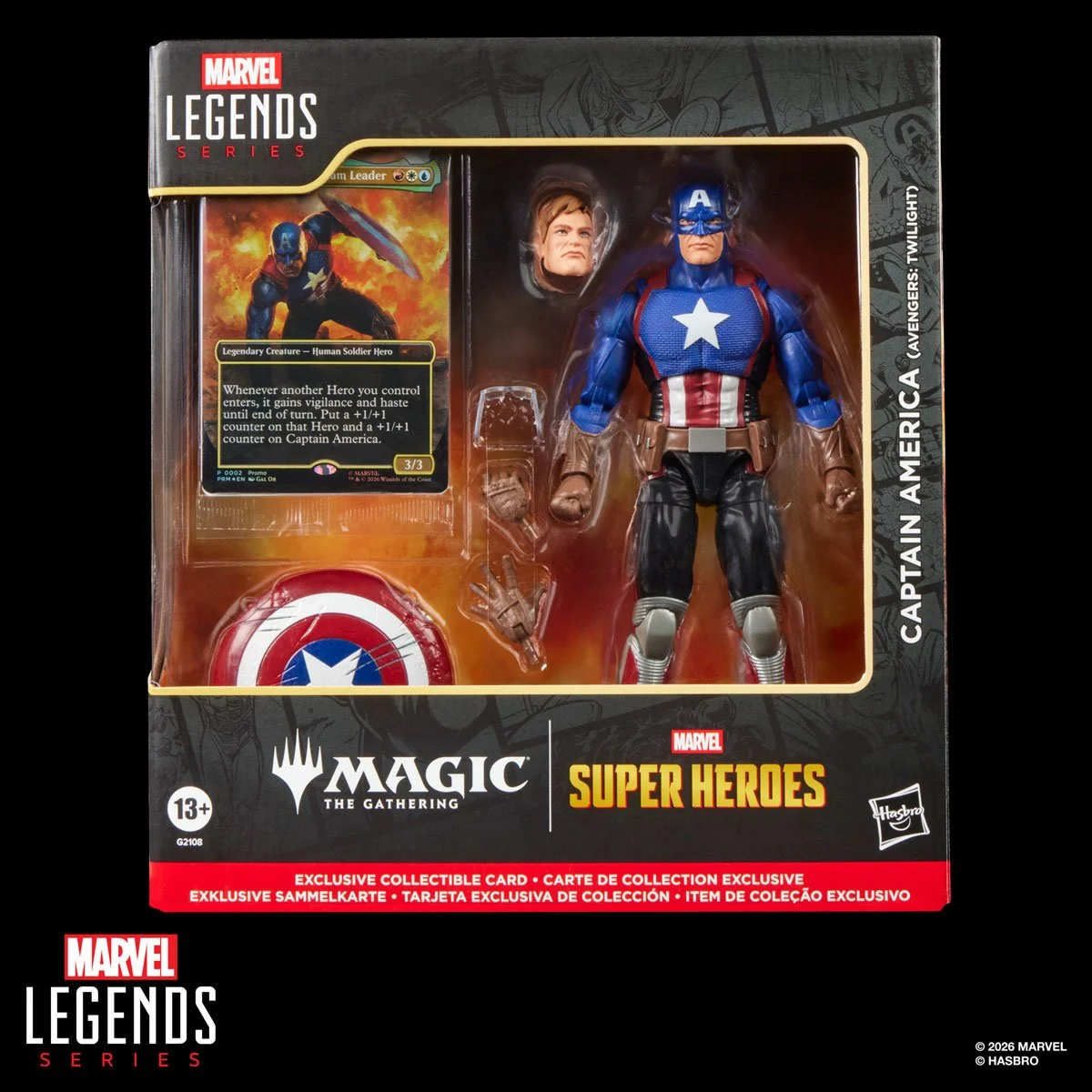 Marvel Super Heroes Magic: The Gathering Marvel Legends Series Captain America (Avengers: Twilight) 6-Inch Action Figure - Image 11