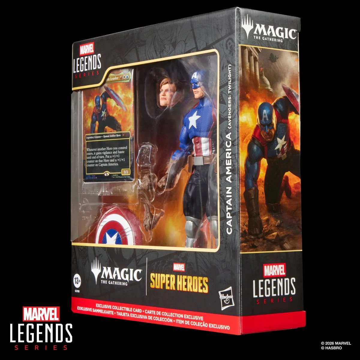 Marvel Super Heroes Magic: The Gathering Marvel Legends Series Captain America (Avengers: Twilight) 6-Inch Action Figure - Image 12