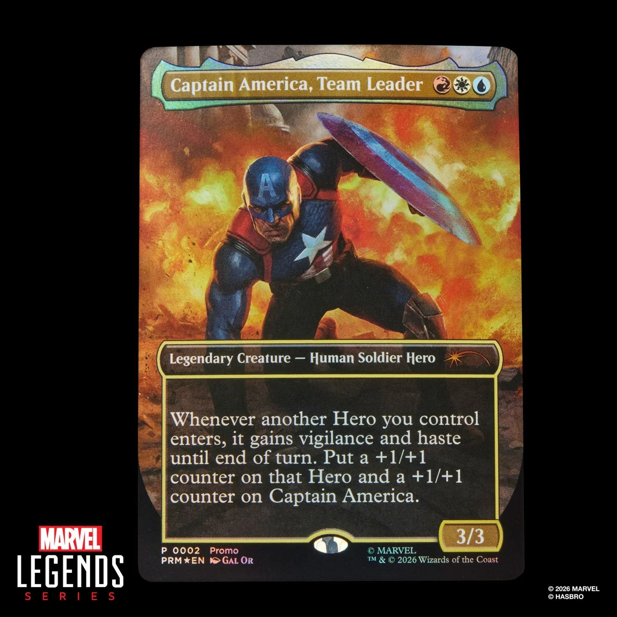 Marvel Super Heroes Magic: The Gathering Marvel Legends Series Captain America (Avengers: Twilight) 6-Inch Action Figure - Image 4