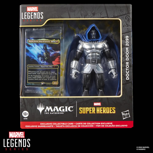 Marvel Legends Doctor Doom 2099 Action Figure with Exclusive Magic: The Gathering Card - Image 7