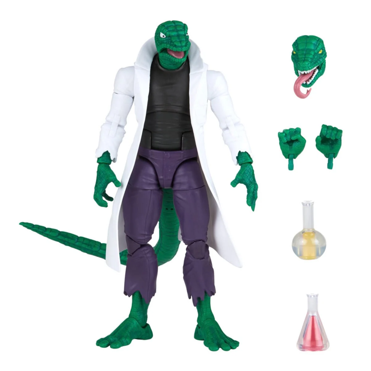 Spider-Man Retro Marvel Legends Lizard 6-Inch Action Figure - Image 6