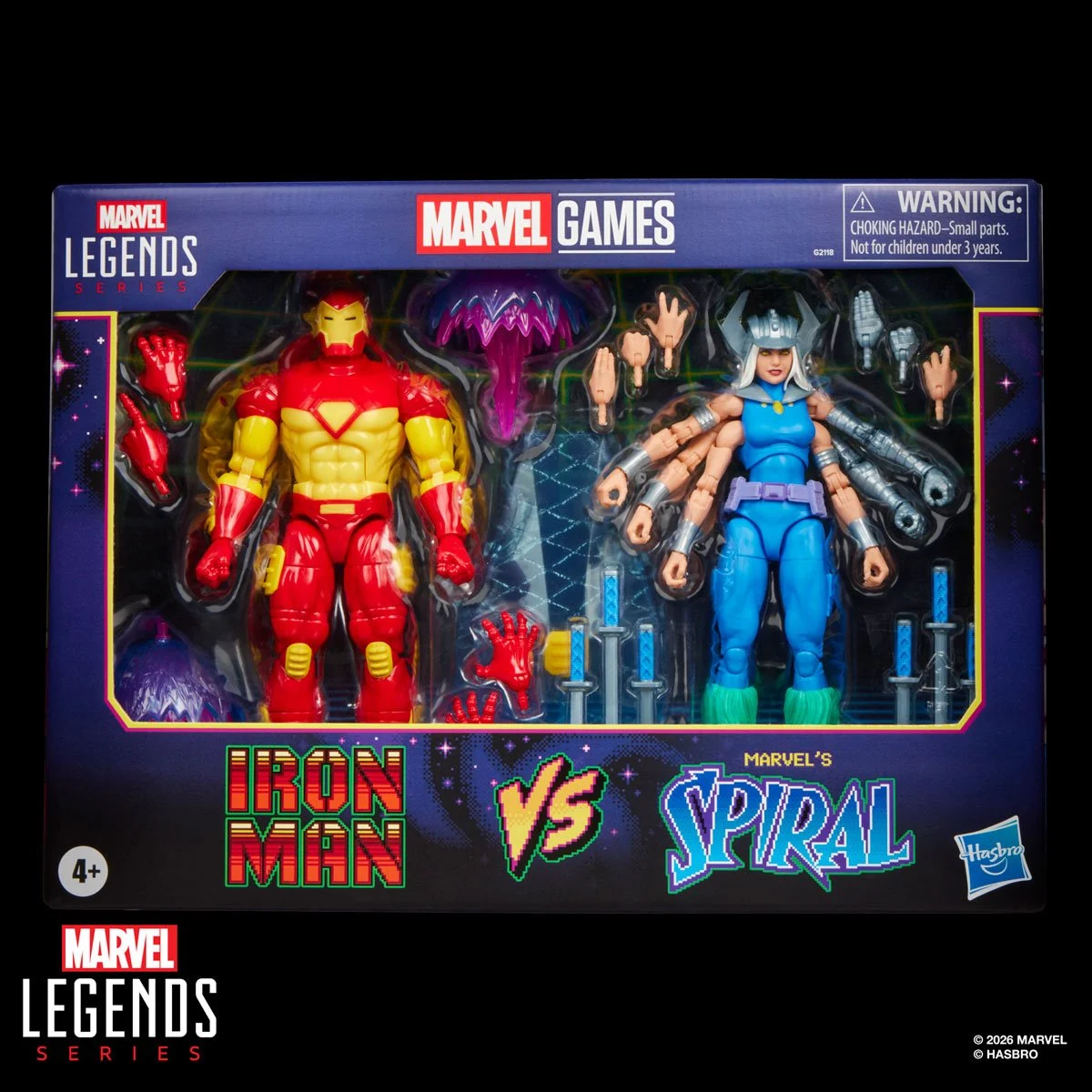 Marvel Legends Series Iron Man vs Spiral 6-Inch Action Figures - Image 16