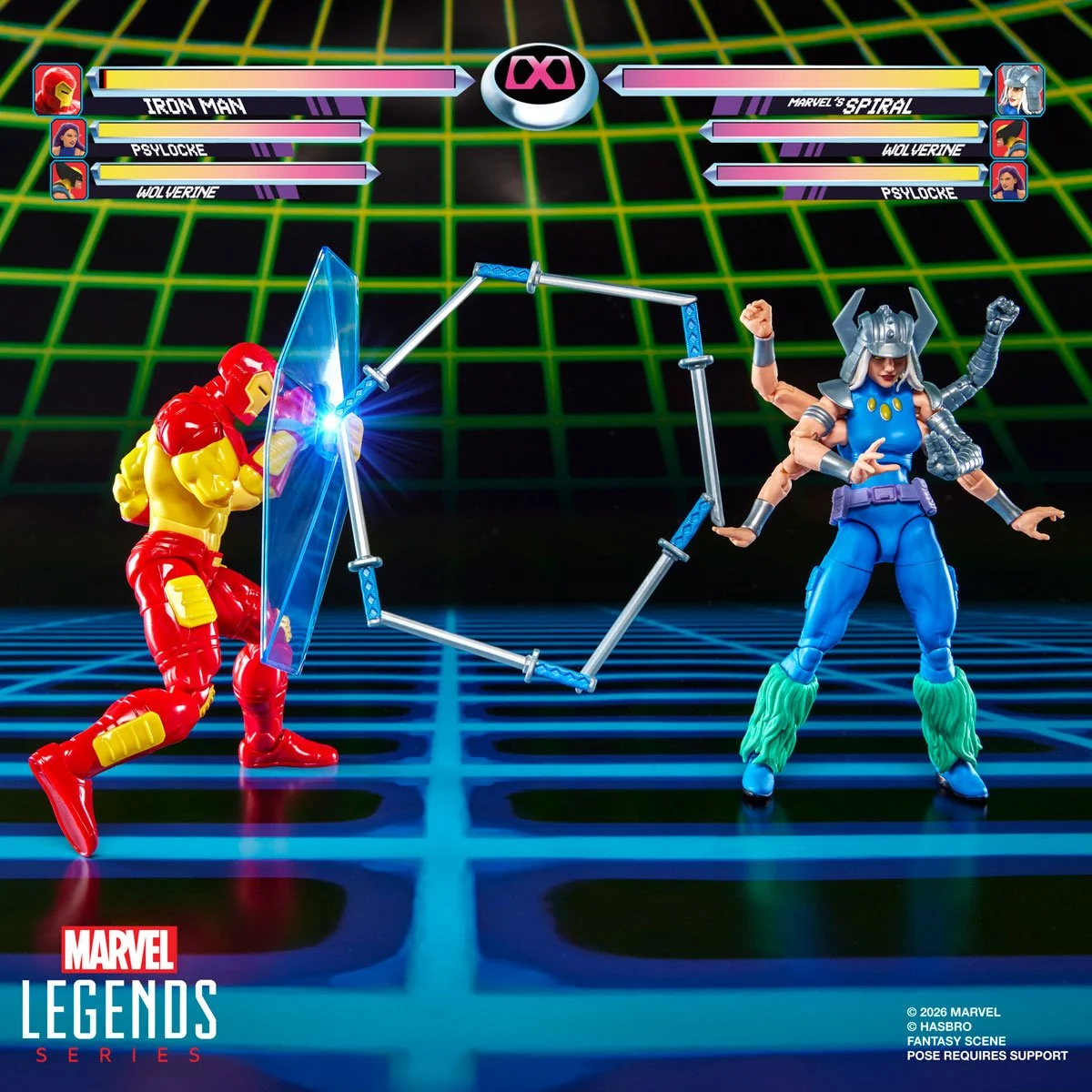 Marvel Legends Series Iron Man vs Spiral 6-Inch Action Figures - Image 6