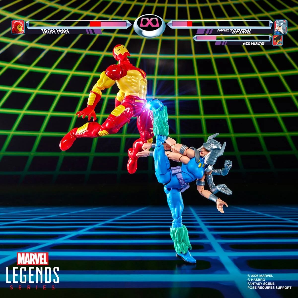 Marvel Legends Series Iron Man vs Spiral 6-Inch Action Figures - Image 9